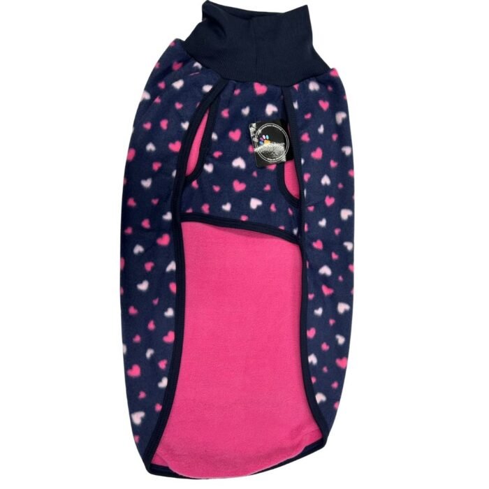Patagonia Doble Polar Corazones Azul Talle 1 - Imagen 1