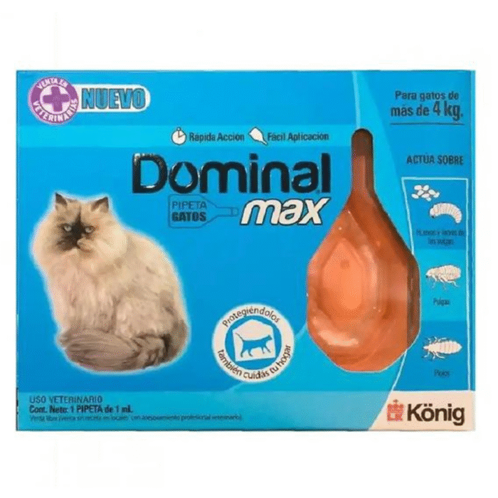 Pipeta Antiparasitaria Para Gatos Max +4 Kg - Imagen 1