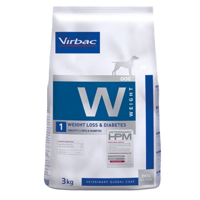 Alimento Virbac HPM Weight Loss y Diabetes 3 Kg Perro - Imagen 1