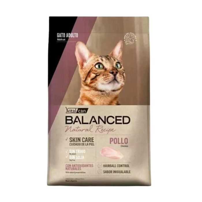 Balanced Gato Recipe Natural Pollo 3 Kg - Imagen 1