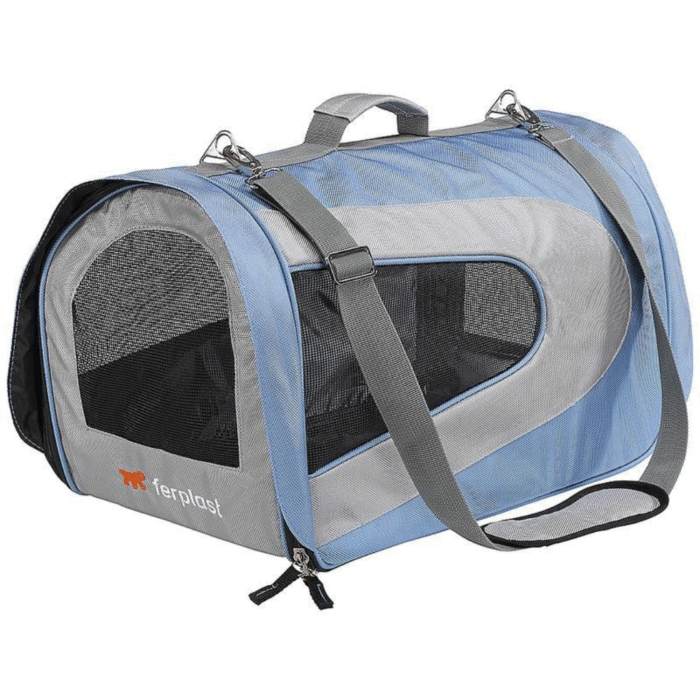 Bolso Celeste Para Viaje Ferplast 52X30X30 - Imagen 1