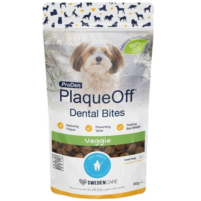Plaque Off Snack Dental Bites Perros 60 Grs - Imagen 1