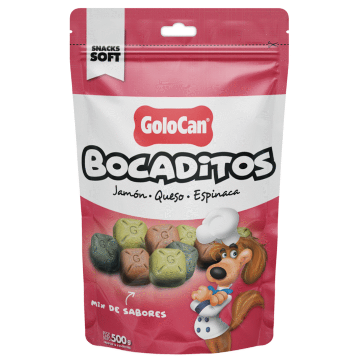 Golocan Bocaditos Jamon Queso y Espinaca 500 Gr - Imagen 1