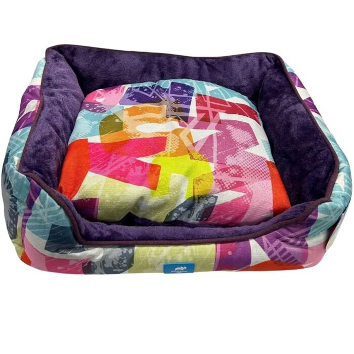 Cama Animal Planet Violeta Con  Diseño 70X60X18 Cm - Imagen 1