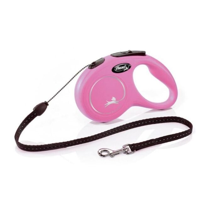 Correa Extensible Flexi S 12 Kg Rosada - Imagen 1