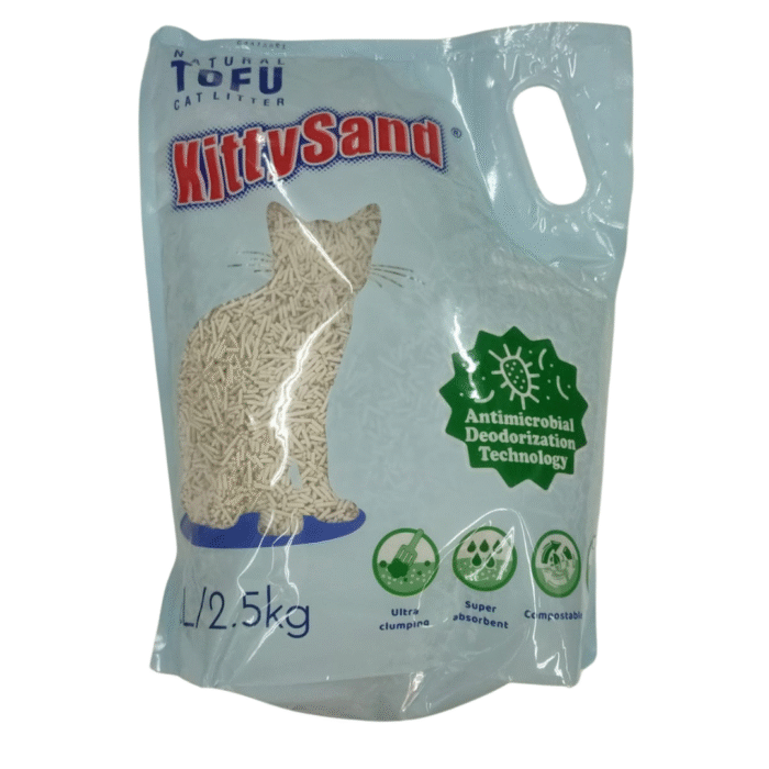 Sanitario De Tofu Biodegradable Sin Aroma Absorbe 6 litros - Imagen 1
