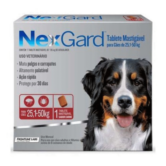 Tableta Antiparasitaria Para Perros Nexgard De 25 a 50 Kg - Imagen 1