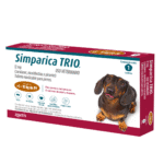 Tableta Antiparasitaria Para Perros Trio De 5 a 10 Kg