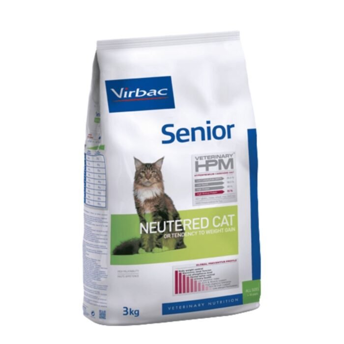 Alimento Virbac HPM  Gato Senior Neutered 3 Kg - Imagen 1
